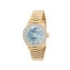 Women's Diamond Watch Rolex Datejust 18K Gold 26mm Blue Dial W00147 -Fashion Accessories 26yeprbluemop1 bg