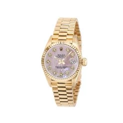 Women's Diamond Watch Rolex Datejust 18K Gold 26mm Pink Dial W00181 7 Women's Diamond Watch Rolex Datejust 18K Gold 26mm Pink Dial W00181 -Fashion Accessories 26yeprrosemop1 pl