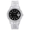 36mm Men's Diamond 4.25 Carat Rolex Datejust Watch Oyster Perpetual Black Dial -Fashion Accessories 36mm mens diamond 425 carat rolex datejust watch oyster perpetual black dial 968530 main
