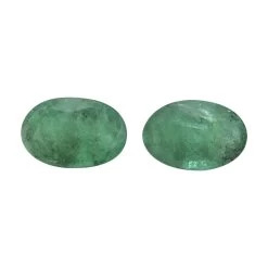 0.6cts Zambian Emerald 6x4mm Oval Pack Of 2 (O)
