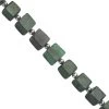 75cts Malachite Smooth Cube Approx 5 To 7mm, 17cm Strand With Spacers -Fashion Accessories akru47