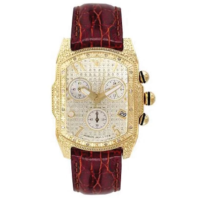 Aqua Master Ladies Yellow Tone Diamond Bubble Watch 3 Aqua Master Ladies Yellow Tone Diamond Bubble Watch