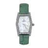 Aqua Master Women's Pave Diamond Watch 0.70ct Green Band -Fashion Accessories aqua master watches womens pave diamond watch 070ct p 9588