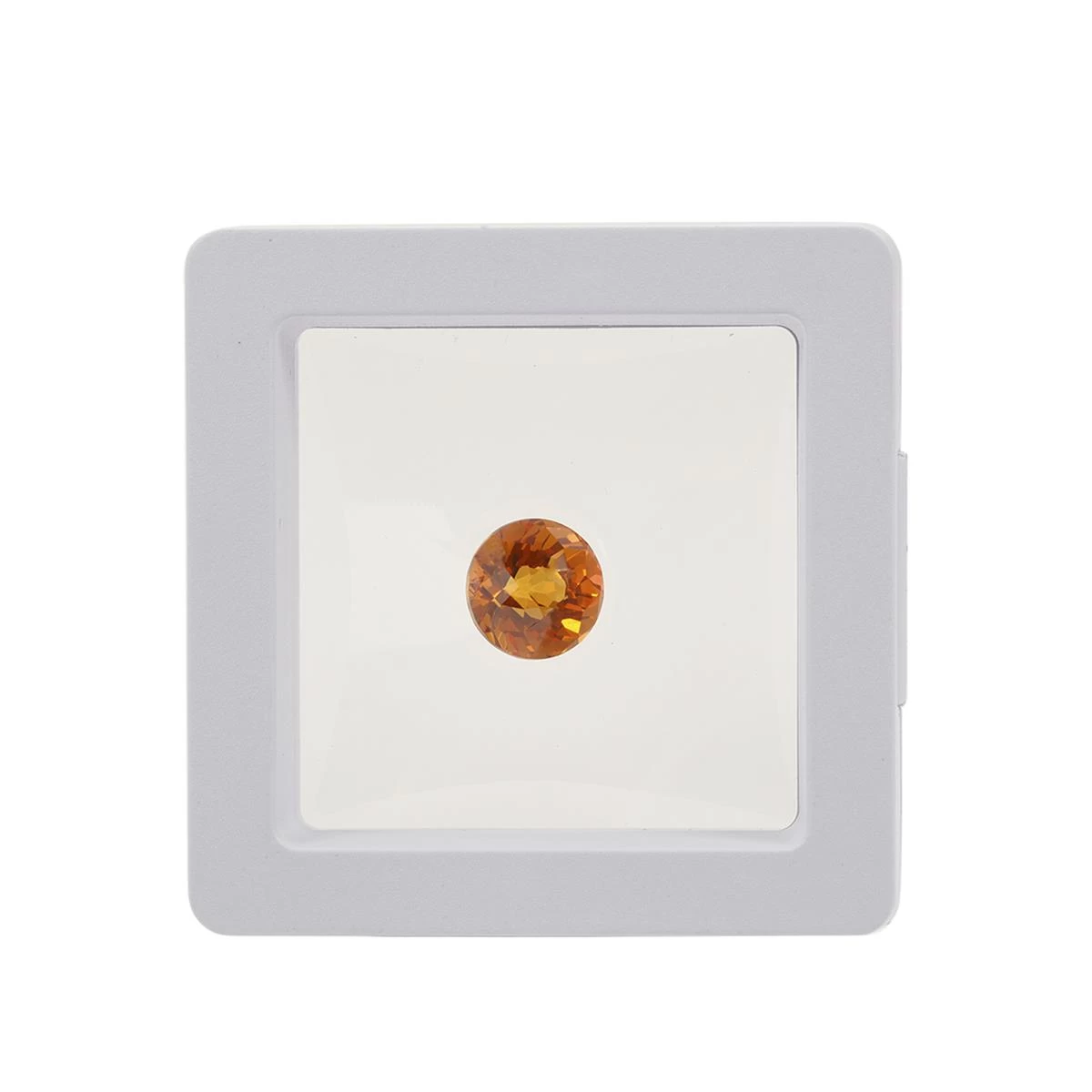 3.90cts Padparadscha Quartz Round Crown Of Light Approx 10mm (C) 3 3.90cts Padparadscha Quartz Round Crown Of Light Approx 10mm (C)