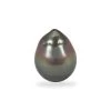 Tahitian Cultuerd Pearl Half-Drilled Drop, Approx 10x12mm (Pack Of 1 ) -Fashion Accessories awci31