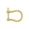 Gold Plated 925 Sterling Silver Screw Pin Clasp Set 22x17mm With White Zircon 1 Gold Plated 925 Sterling Silver Screw Pin Clasp Set 22x17mm With White Zircon -Fashion Accessories ayvz69