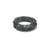 35cts Type A Olmec Jadeite Carved Ouroboros Ring, Approx 35mm, 1pcs -Fashion Accessories bigp82