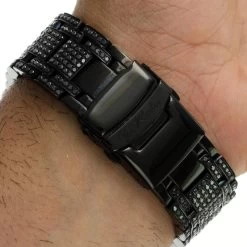 Black Diamond For Men: Joe Rodeo Master Watch 25 Carat -Fashion Accessories black diamond watches joe rodeo master watch 2500ct p 35782 back2