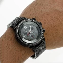 Black Diamond For Men: Joe Rodeo Master Watch 25 Carat -Fashion Accessories black diamond watches joe rodeo master watch 2500ct p 35782 bod2