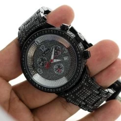 Black Diamond For Men: Joe Rodeo Master Watch 25 Carat -Fashion Accessories black diamond watches joe rodeo master watch 2500ct p 35782 bod3