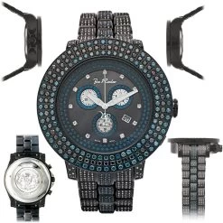 Blue And Black Diamond Joe Rodeo Pilot Men's Watch 17ct 16 Blue And Black Diamond Joe Rodeo Pilot Men's Watch 17ct -Fashion Accessories black diamond watches joe rodeo pilot mens watch 17ct p 38823 main2