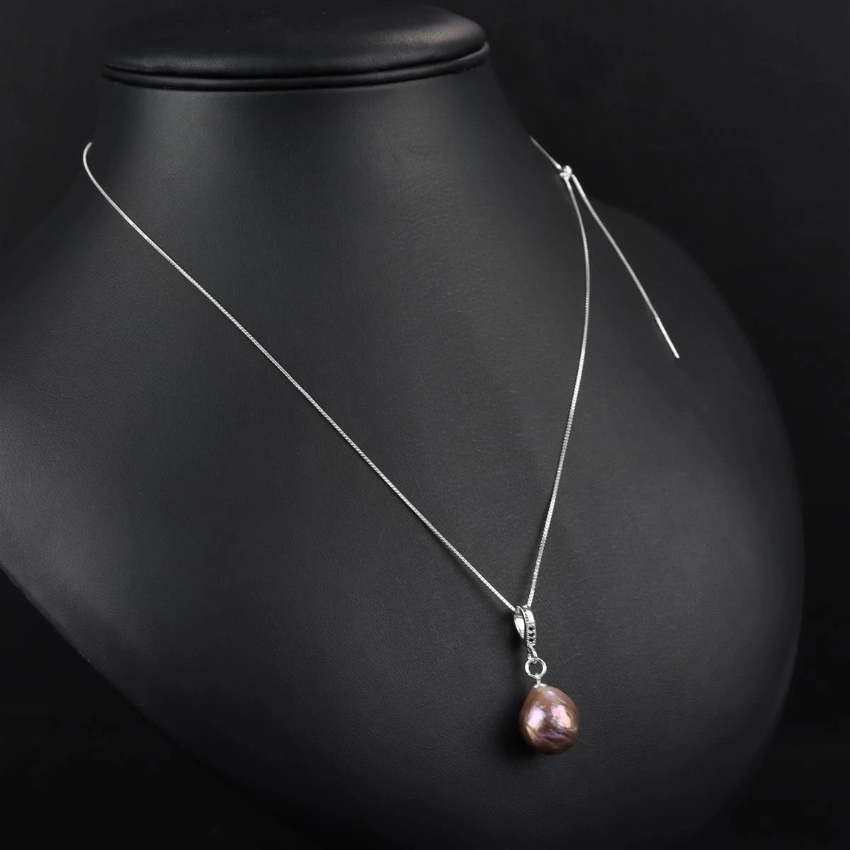 925 Sterling Silver Trilogy Black Diamond Bail With Loop Approx 12x6mm 5 925 Sterling Silver Trilogy Black Diamond Bail With Loop Approx 12x6mm - Image 3