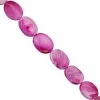 95cts Pink Scolecite Graduated Smooth Oval Approx 10x7 To 16x12mm, 24cm Strand -Fashion Accessories btru28