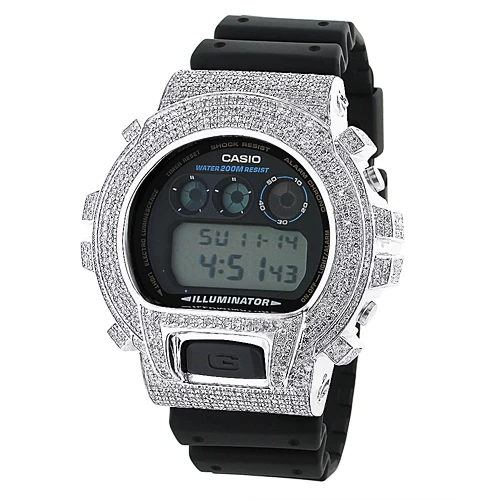 Casio G-Shock Diamond Watch 6ctw. DW-6900 3 Casio G-Shock Diamond Watch 6ctw. DW-6900