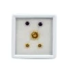 3.45cts Citrine & Amethyst Hexagon Faceted Approx 4 To 8mm (Set Of 5) -Fashion Accessories cdrj64