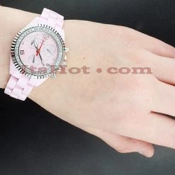 Ceramic Aqua Master Diamond Watch 1.25ct Rose 6 Ceramic Aqua Master Diamond Watch 1.25ct Rose -Fashion Accessories ceramic watches aqua master diamond watch 125ct rose p 9402bod