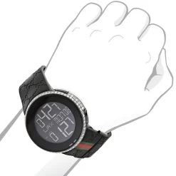 Men's Luxury 2.5 Carats Diamond 114 I-Gucci Watch YA114207 7 Men's Luxury 2.5 Carats Diamond 114 I-Gucci Watch YA114207 -Fashion Accessories diamond gucci watches mens luxury watch 25 carats bod