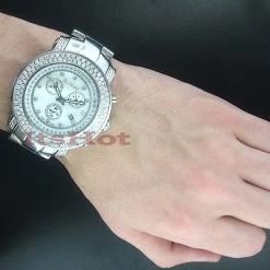 Diamond JoJo Watch 6.75ct Iced Out Joe Rodeo Junior -Fashion Accessories diamond jojo watch 675ct iced out joe rodeo junior p 8615bod