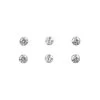 0.06cts Diamond Round Brilliant Approx 1.50mm (N) (pack Of 6) -Fashion Accessories dqci10