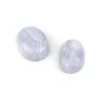 26cts Blue Lace Agate Oval Cabochons Approx 13 To 20mm (Set Of 2) 2 26cts Blue Lace Agate Oval Cabochons Approx 13 To 20mm (Set Of 2) -Fashion Accessories dtpo82
