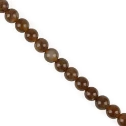 175cts Candy Colour Khotan Mutton Fat Jade Plain Rounds, Approx 6mm, 108 Pcs