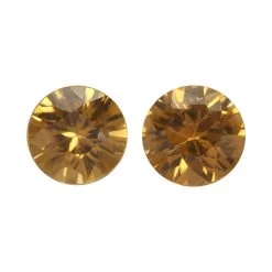 1.3cts Ratanakiri Cinnamon Zircon 5x5mm Round Pack Of 2 (H)