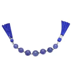 28cts Tanzanite Smooth Round Approx 6 To 8mm, 6cm Strand With Spacer -Fashion Accessories emjn23 1