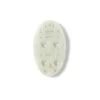 Type A 10cts White Jadeite Carved Hollow Oval Slab Approx. 15x25mm, 1pc 2 Type A 10cts White Jadeite Carved Hollow Oval Slab Approx. 15x25mm, 1pc -Fashion Accessories epgp74