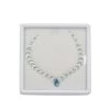 10.50cts Swiss Blue Topaz & Serenite Mixed Shape & Size Necklace Boxes