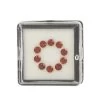 1.25cts Red Garnet Approx 3mm Round Pack Of 10 -Fashion Accessories faci83