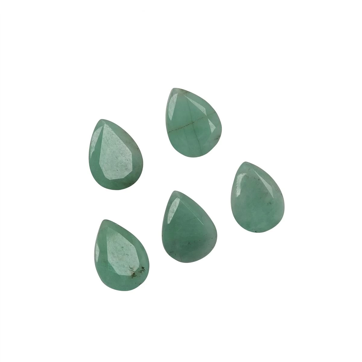3.85cts Sakota Emerald 8x6mm Pear Pack Of 5 (O)