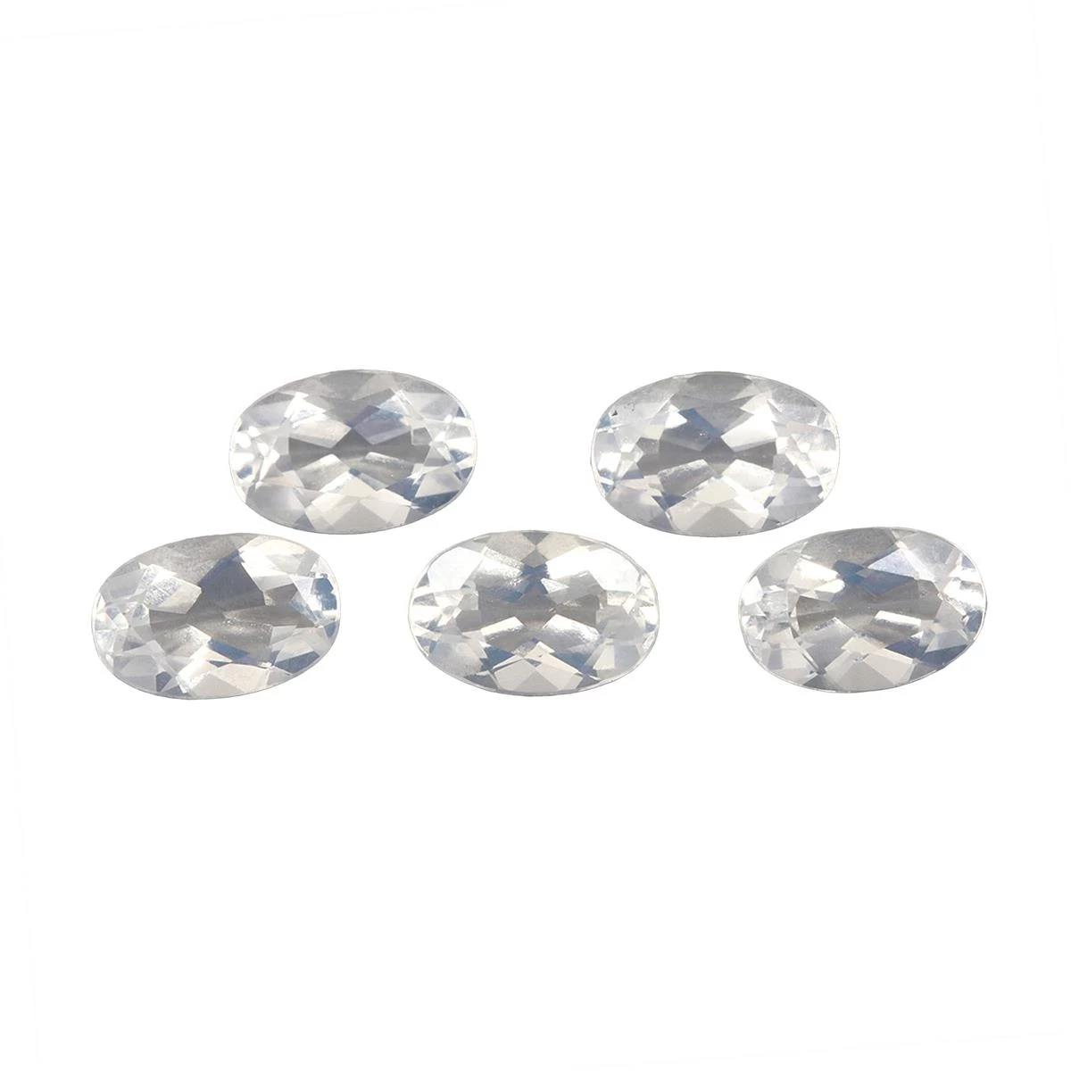 1.65cts Blue Moon Quartz 6x4mm Oval Pack Of 5 (H) 3 1.65cts Blue Moon Quartz 6x4mm Oval Pack Of 5 (H)