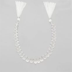 85cts Clear Quartz Smooth Drops Approx 7x5 To 11x7mm, 20cm Strand With Spacers 5 85cts Clear Quartz Smooth Drops Approx 7x5 To 11x7mm, 20cm Strand With Spacers -Fashion Accessories fnru40 1