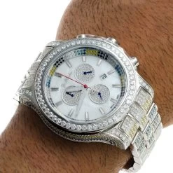Fully Paved Men's Joe Rodeo Diamond Watch 26.70ct -Fashion Accessories fully paved mens joe rodeo diamond watch 2670ct p 35653 bod2
