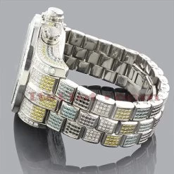 Fully Paved Men's Joe Rodeo Diamond Watch 26.70ct -Fashion Accessories fully paved mens joe rodeo diamond watch 2670ct p 35653back