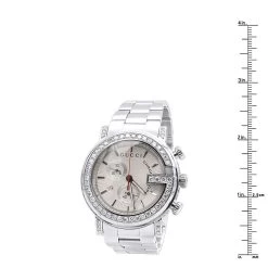 Genuine Men's Gucci Diamond Bezel Watch G-Chrono 101M 4.25ct YA101339 -Fashion Accessories genuine mens gucci diamond watch 425ct p 42328 ruler