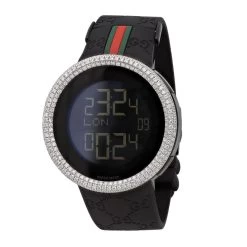 Men's 114 I-Gucci Genuine Diamond Watch 5.5ct YA114207
