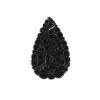 13cts Type A Black Jadeite Carving Pendant Approx 25x40mm -Fashion Accessories gfgp61