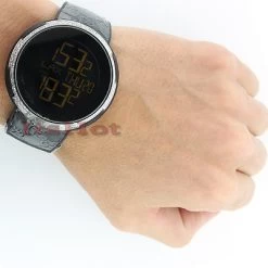 I-Gucci "Grammy Museum" Edition Men's Diamond 2.80ct Custom Watch YA114101 -Fashion Accessories grammy museum edition gucci mens diamond watch 280ct custom 3