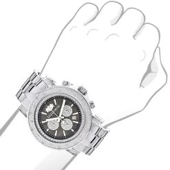 Heavy Men's Diamond Watch Luxurman Escalade 0.75ct Black MOP 8 Heavy Men's Diamond Watch Luxurman Escalade 0.75ct Black MOP -Fashion Accessories heavy mens diamond watch luxurman escalade 075ct black mop bod