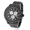 Hip-Hop Custom Joe Rodeo Men's Black Diamond Watch 36.7ct Master Pilot -Fashion Accessories hip hop watches custom joe rodeo mens black diamond watch 367ct main