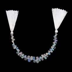 10cts Ethiopian Opal Top Side Drill Smooth Pear Approx 3x2 To 8x5mm, 13cm Strand -Fashion Accessories hisf64 1