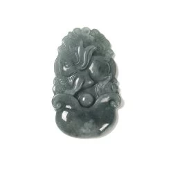 30cts Olmec Jadeite Rabbit Pendant Approx 25x40mm
