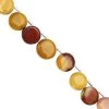 75cts Mookite Smooth Coin Approx 9 To 13mm, 17cm Strand With Spacers -Fashion Accessories hqgk20