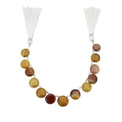 75cts Mookite Smooth Coin Approx 9 To 13mm, 17cm Strand With Spacers 5 75cts Mookite Smooth Coin Approx 9 To 13mm, 17cm Strand With Spacers -Fashion Accessories hqgk20 1