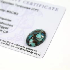 7cts Egyptian Turquoise 18x13mm Oval (CP)