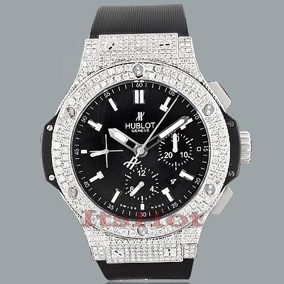 Hublot Big Bang Men's Custom Diamond Watch 8.25ct 3 Hublot Big Bang Men's Custom Diamond Watch 8.25ct