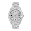 Luxurious Diamond 41mm Rolex Datejust Watch With Diamond Bezel 25 Ct -Fashion Accessories iced out diamond rolex watch for men datejust with diamond bezel face 20c main