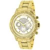 Iced Out Men's Luxurman Watch With Diamond Band 1.25ct Yellow Gold Plated -Fashion Accessories iced out mens luxurman watch with diamond band 125ct yellow gold 7