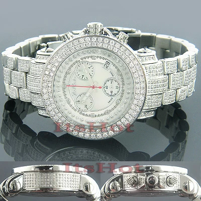 Iced Out Joe Rodeo Ladies Diamond Watch 10ct 4 Iced Out Joe Rodeo Ladies Diamond Watch 10ct - Image 2